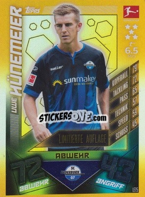 Sticker Uwe Hünemeier - German Fussball Bundesliga 2019-2020. Match Attax n. LE15 - Topps