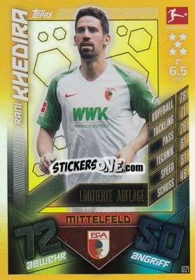 Sticker Rani Khedira - German Fussball Bundesliga 2019-2020. Match Attax n. LE21 - Topps