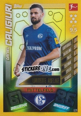 Sticker Daniel Caligiuri - German Fussball Bundesliga 2019-2020. Match Attax - Topps