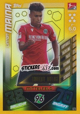 Sticker Linton Maina - German Fussball Bundesliga 2019-2020. Match Attax n. LE25 - Topps