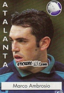 Sticker Marco Ambrosio - Calcioflash 1996 n. 2 - Euroflash