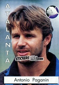 Sticker Antonio Paganin - Calcioflash 1996 n. 3 - Euroflash