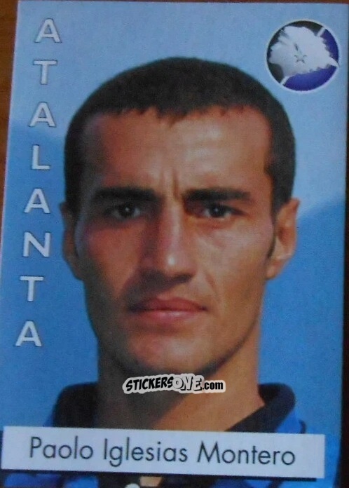 Sticker Paolo Iglesias Montero - Calcioflash 1996 n. 6 - Euroflash