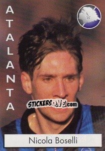 Sticker Nicola Boselli - Calcioflash 1996 n. 7 - Euroflash