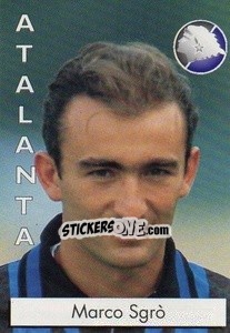 Sticker Marco Sgrò - Calcioflash 1996 n. 10 - Euroflash