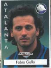 Figurina Fabio Gallo - Calcio Flash 1996 n. 13 - Euroflash