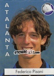 Sticker Federico Pisani - Calcioflash 1996 - Euroflash