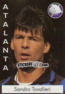 Sticker Sandro Tovalieri - Calcioflash 1996 n. 17 - Euroflash