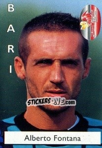 Sticker Alberto Fontana - Calcioflash 1996 n. 18 - Euroflash