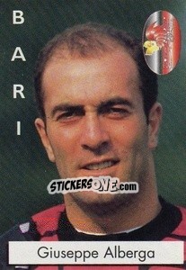 Sticker Giuseppe Alberga - Calcioflash 1996 n. 19 - Euroflash