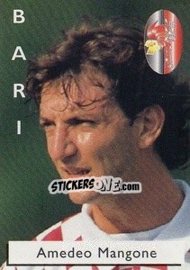 Sticker Amedeo Mangone - Calcioflash 1996 n. 20 - Euroflash