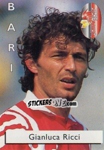 Sticker Gianluca Ricci - Calcioflash 1996 - Euroflash