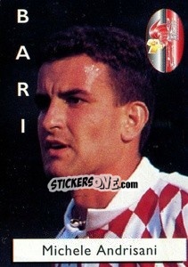 Sticker Michele Andrisani - Calcioflash 1996 - Euroflash