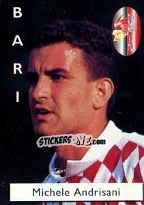 Cromo Michele Andrisani - Calcioflash 1996 n. 26 - Euroflash