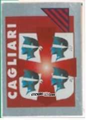 Sticker Scudetto Cagliari - Calcio Flash 1996 n. SC3 - Euroflash