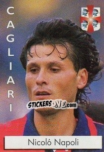 Sticker Nicoló Napoli - Calcioflash 1996 - Euroflash