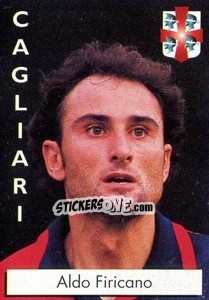 Sticker Aldo Firicano - Calcioflash 1996 - Euroflash