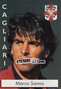 Sticker Marco Sanna - Calcioflash 1996 n. 44 - Euroflash