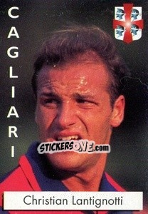 Sticker Christian Lantignotti - Calcioflash 1996 n. 45 - Euroflash
