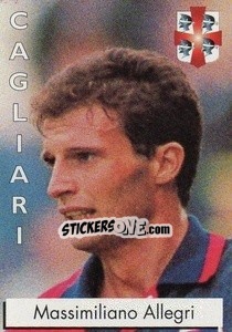 Sticker Massimiliano Allegri - Calcioflash 1996 - Euroflash