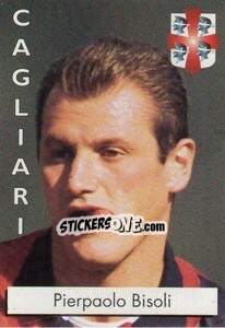 Sticker Pierpaolo Bisoli - Calcioflash 1996 n. 50 - Euroflash