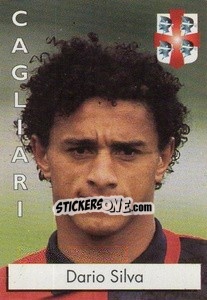 Sticker Dario Silva - Calcioflash 1996 n. 51 - Euroflash