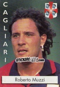 Sticker Roberto Muzzi - Calcioflash 1996 - Euroflash