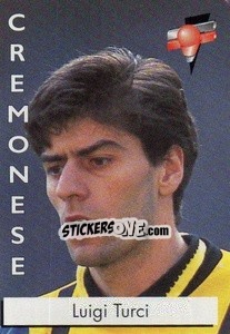 Sticker Luigi Turci - Calcioflash 1996 - Euroflash