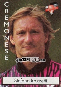 Sticker Stefano Razzetti - Calcioflash 1996 n. 55 - Euroflash