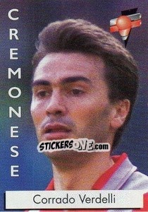 Sticker Corrado Verdelli - Calcioflash 1996 n. 58 - Euroflash