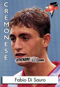 Sticker Fabio Di Sauro - Calcioflash 1996 n. 61 - Euroflash