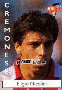 Sticker Eligio Nicolini - Calcioflash 1996 n. 62 - Euroflash