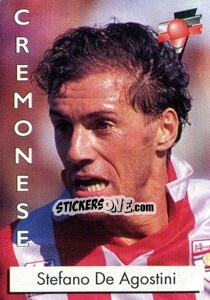 Sticker Stefano De Agostini - Calcioflash 1996 - Euroflash