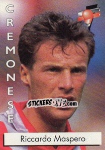 Sticker Riccardo Maspero - Calcioflash 1996 n. 66 - Euroflash