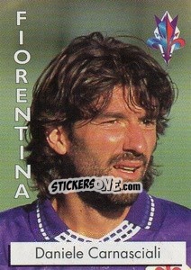 Sticker Daniele Carnasciali - Calcioflash 1996 n. 74 - Euroflash