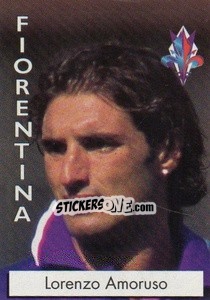 Sticker Lorenzo Amoruso - Calcioflash 1996 - Euroflash