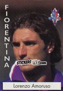 Sticker Lorenzo Amoruso - Calcioflash 1996 n. 77 - Euroflash