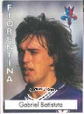 Sticker Gabriel Batistuta - Calcio Flash 1996 n. 89 - Euroflash
