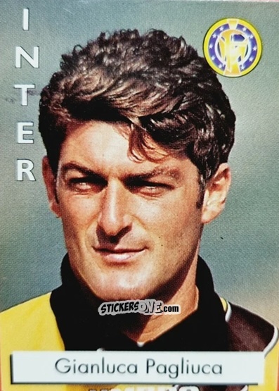 Sticker Gianluca Pagliuca - Calcioflash 1996 n. 90 - Euroflash