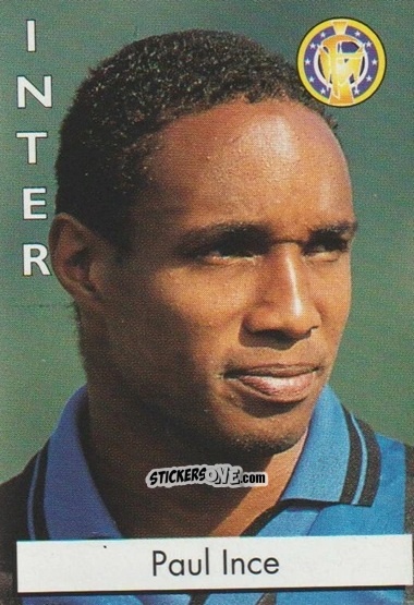 Sticker Paul Ince - Calcioflash 1996 n. 103 - Euroflash