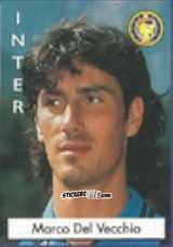 Figurina Marco Del Vecchio - Calcio Flash 1996 n. 105 - Euroflash