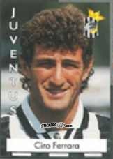 Sticker Ciro Ferrara - Calcio Flash 1996 n. 110 - Euroflash