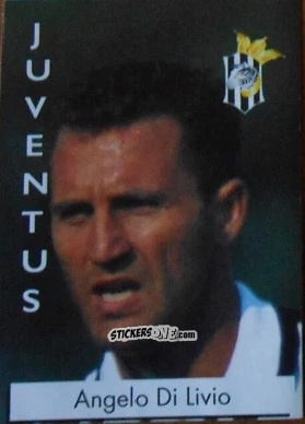 Sticker Angelo Di Livio - Calcioflash 1996 n. 117 - Euroflash