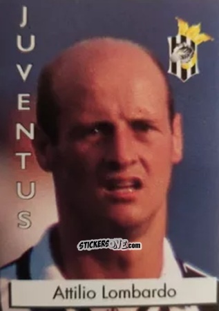 Sticker Attilio Lombardo - Calcioflash 1996 n. 122 - Euroflash