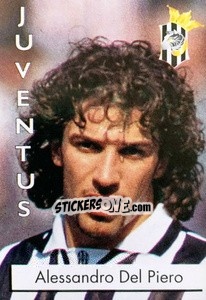 Sticker Alessandro Del Piero - Calcioflash 1996 n. 123 - Euroflash