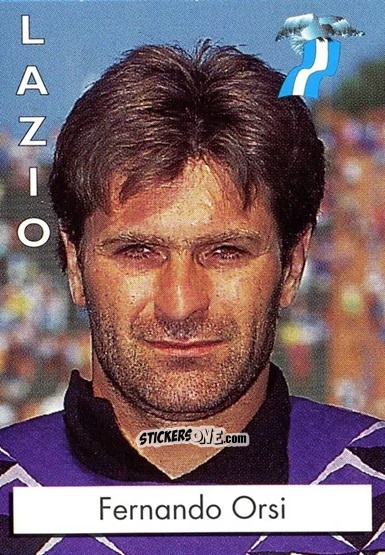 Sticker Fernando Orsi - Calcioflash 1996 n. 127 - Euroflash