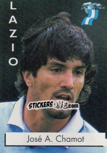 Sticker José A. Chamot - Calcioflash 1996 n. 132 - Euroflash