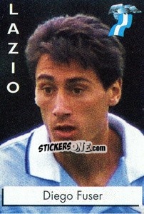 Sticker Diego Fuser - Calcioflash 1996 n. 138 - Euroflash