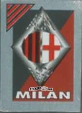 Cromo Scudetto Milan - Calcio Flash 1996 n. SC9 - Euroflash
