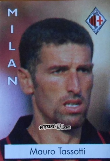 Sticker Mauro Tassotti - Calcioflash 1996 n. 146 - Euroflash